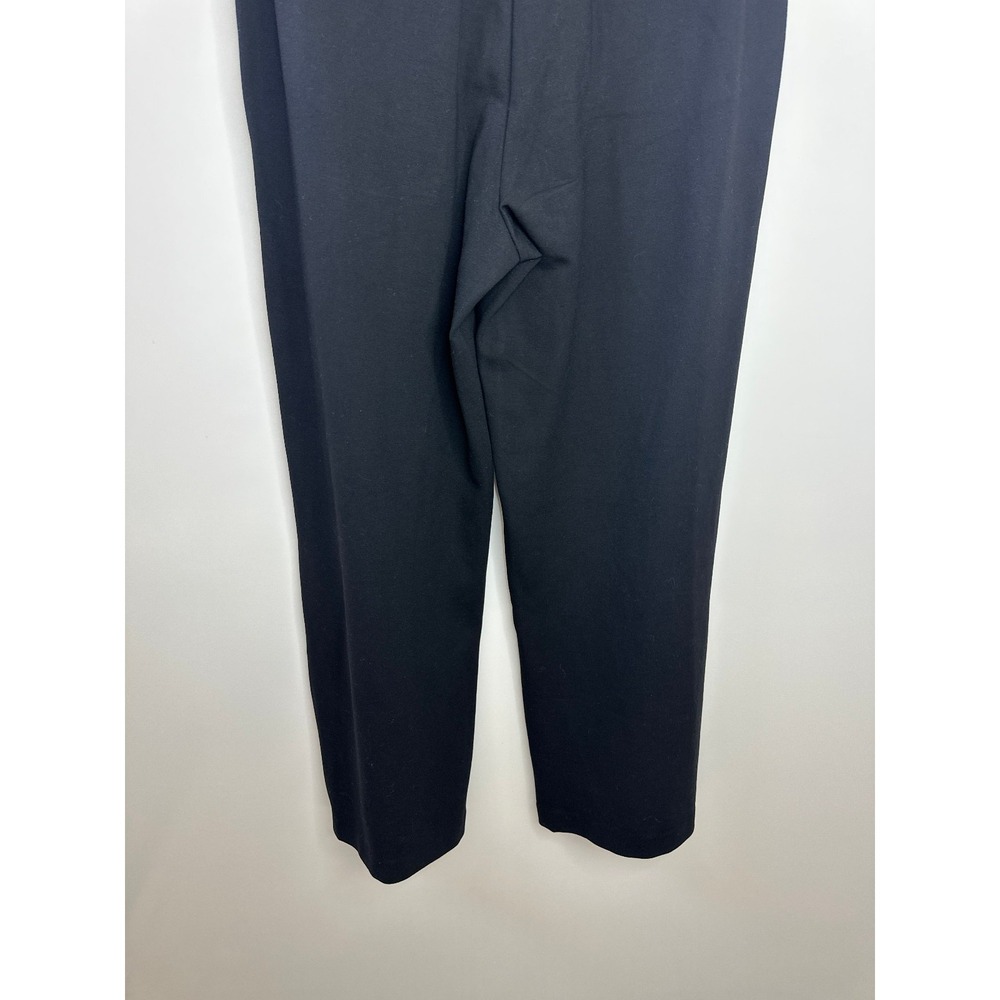 NWT Quince Ultra-Stretch Ponte Bootcut Pants Size 12 Black Office Professional - Picture 11 of 14
